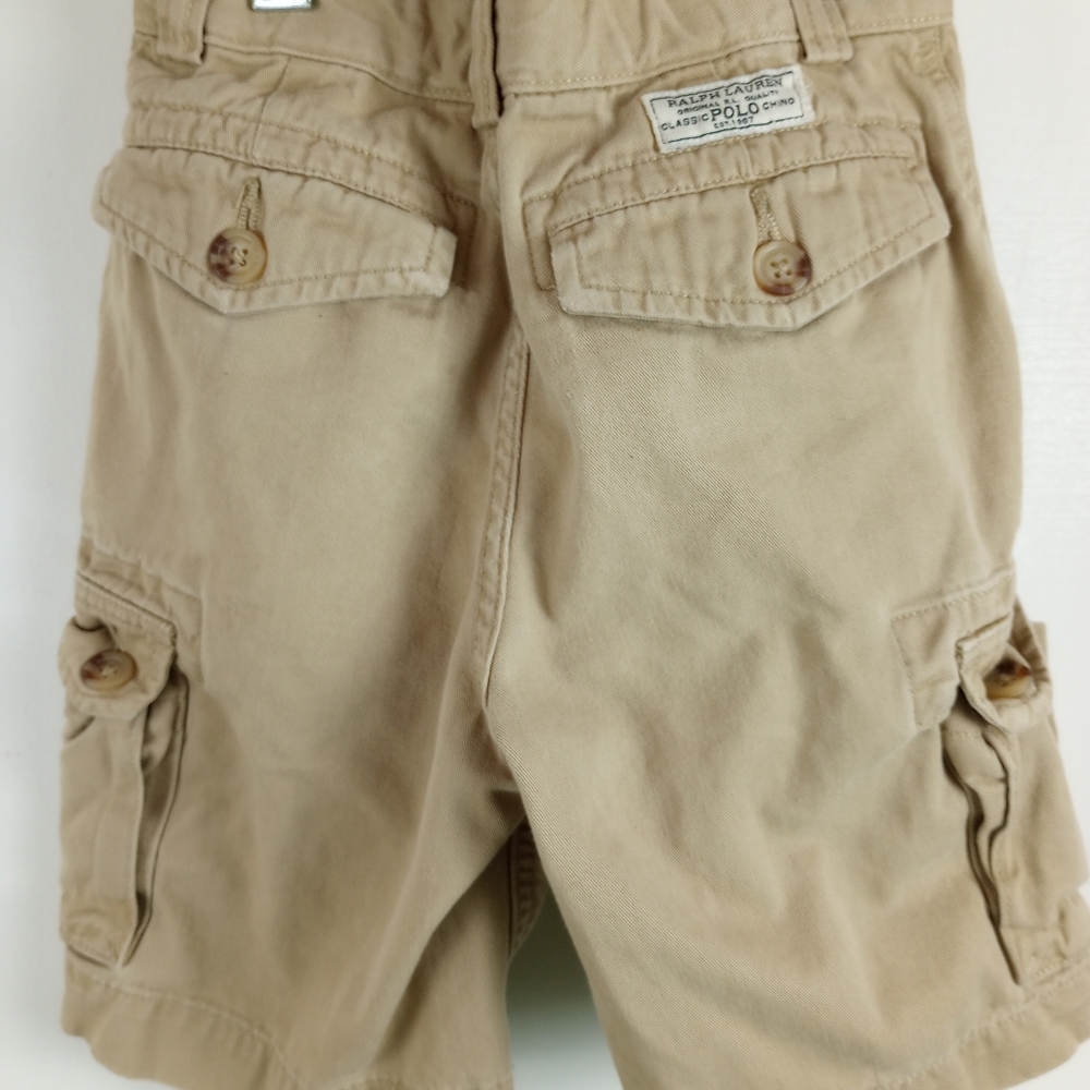 Polo Ralph Lauren Khaki Cargo Shorts - Picture 2 of 3